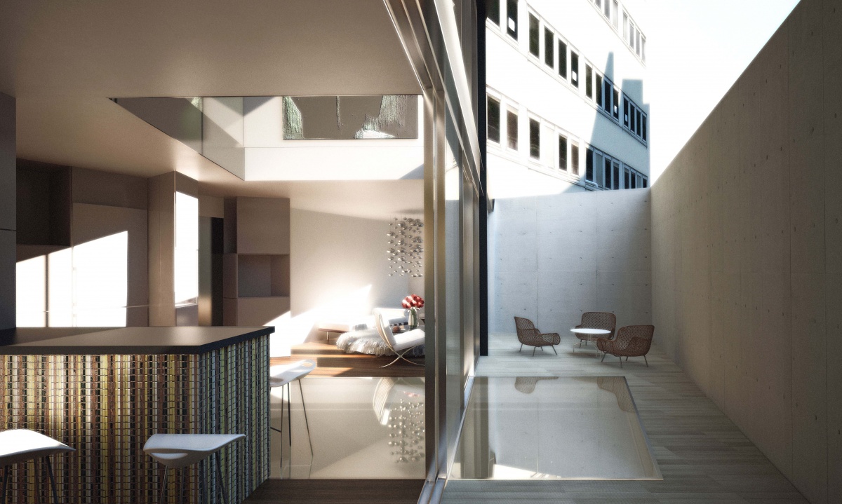 7 logements en surlvation  Paris : SKP_PATIO 2