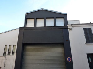 Amnagement de bureaux dans un ancien hangar : vue 01 facade.JPG