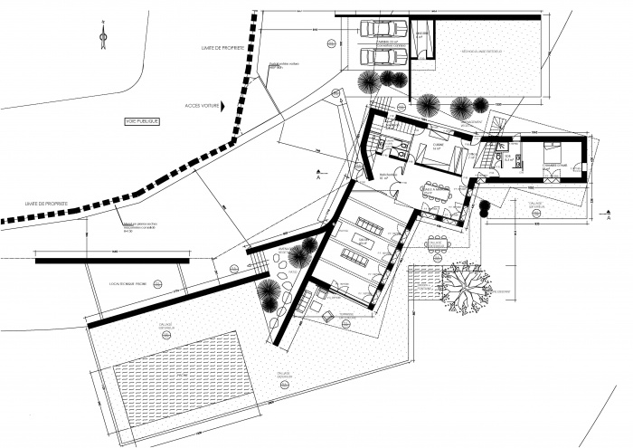 MAISON Moucharabieh : PLan RDC 