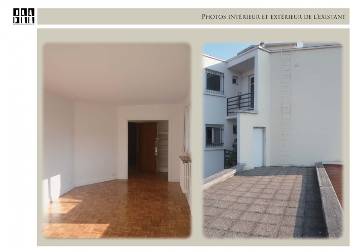 Aménagement de l'accès à une toiture terrasse, 75 017