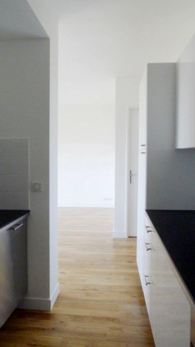 Appartement priv rue de Crime : Dans la cuisine