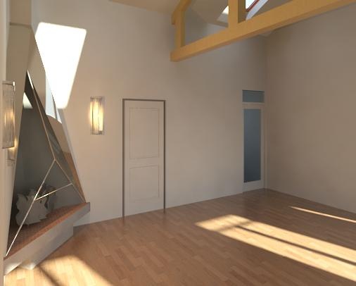 Rhabilitation d une maison de Banlieu : Vue 3D 5