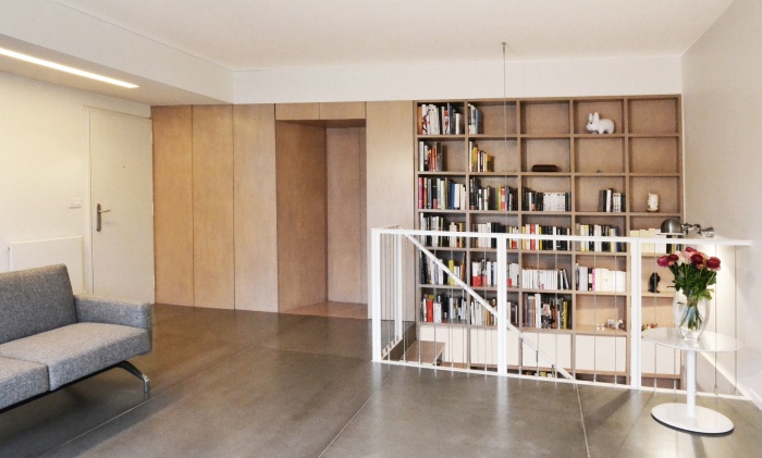 L'escalier dans la bibliothèque