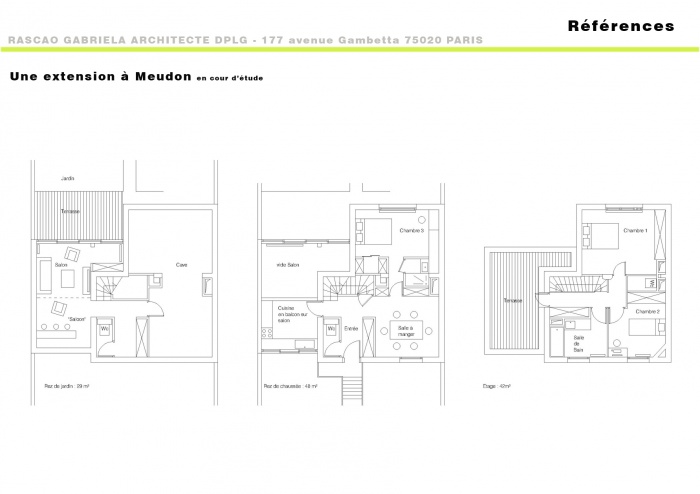 Une extension de maison  Meudon : rf- meudon 2  copie