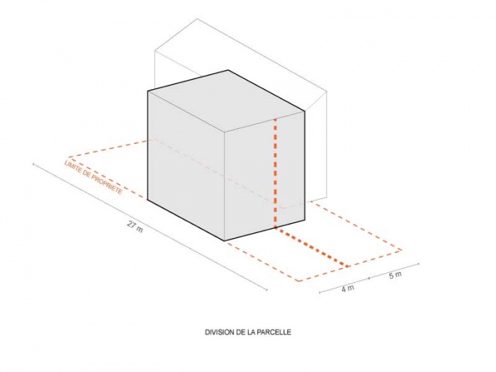 Maison neuve contemporaine COS1 - Nanterre : NTR_AXO_2