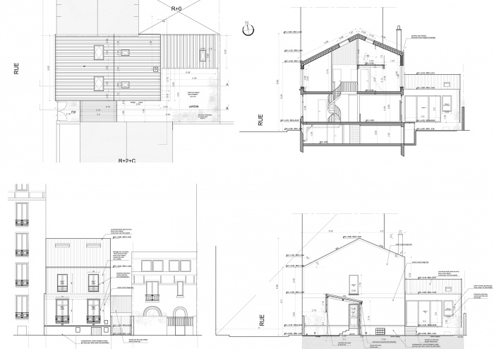 Reconfiguration et surlvation d'une maison : EJ-PC PROJETcopie