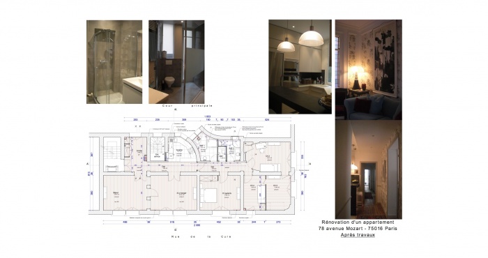 Restructuration appartement immeuble dbut XXme