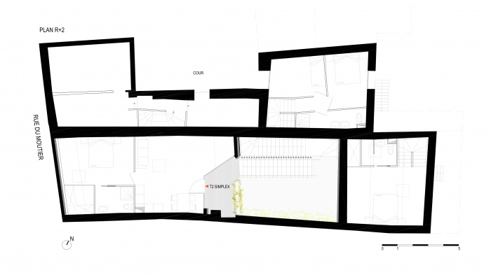 Centre de sant et 4 logements - Sucy-en-Brie : 06-Sucy en Brie_rehabilitation pole dentaire + logements_plan r2